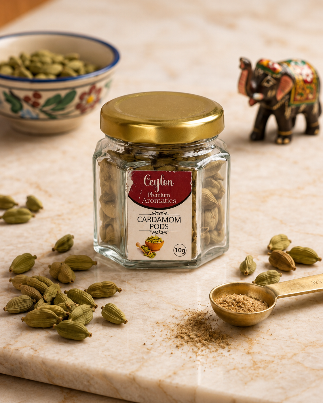 Ceylon Cardamom Sorted Premium