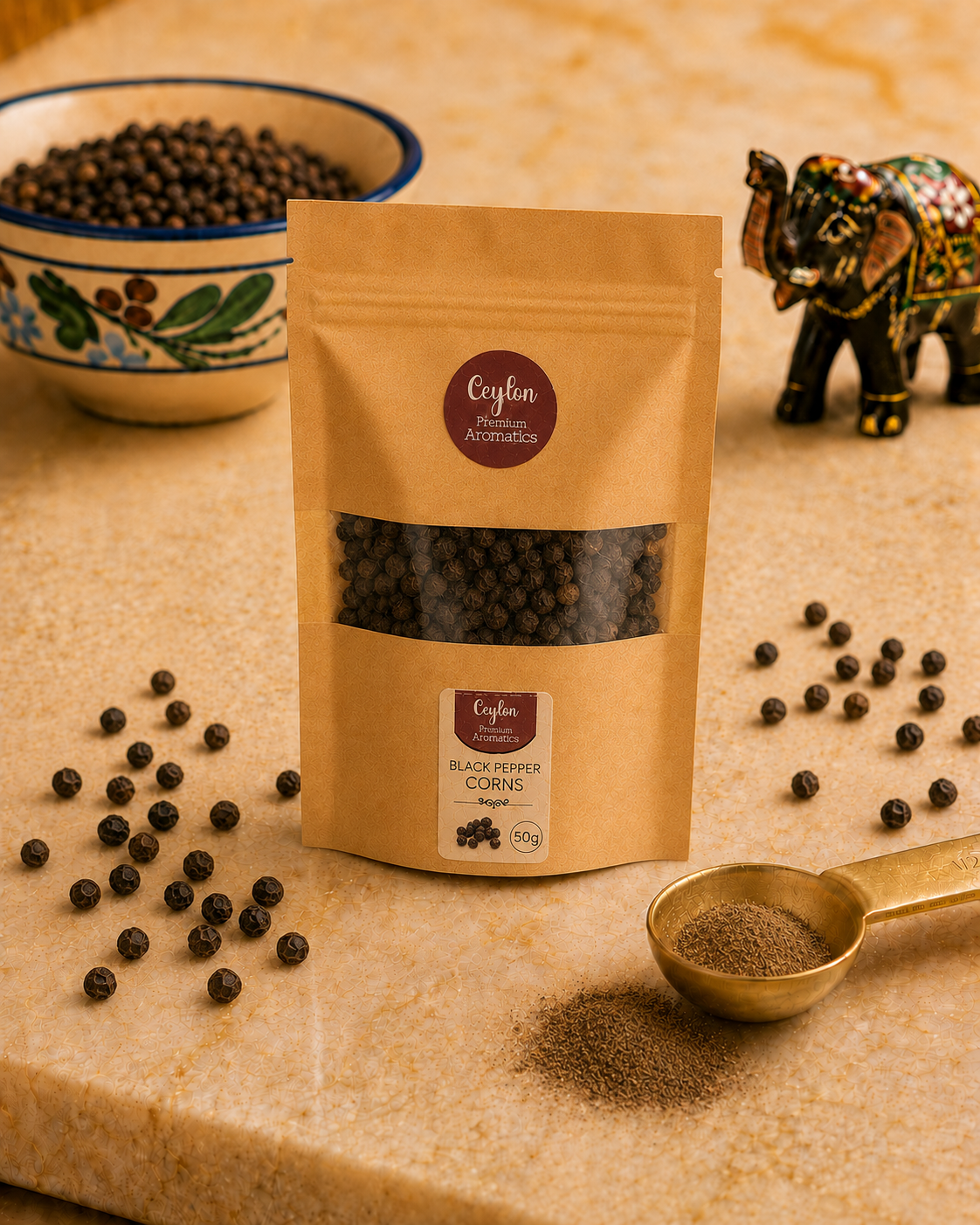 Ceylon Black Pepper Washed & Sorted