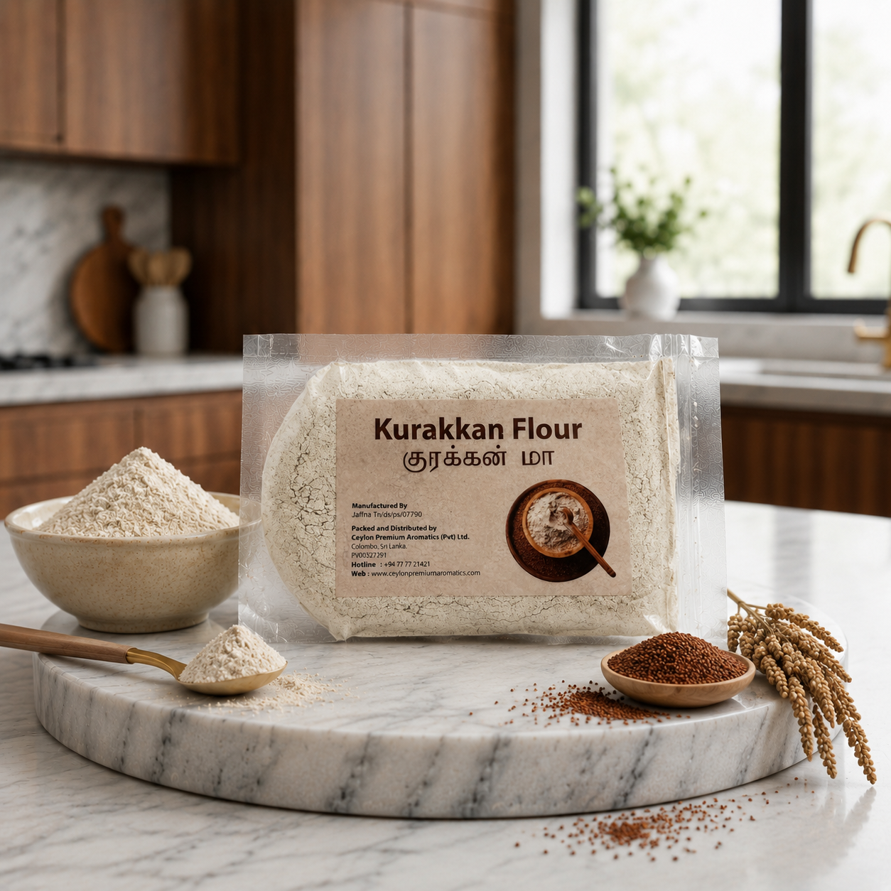 Jaffna Kurakkan Flour (Finger Millet)